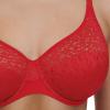 image:imageChantelle Womens Norah Molded Bra Black 38GPoppy Red