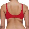 image:imageChantelle Womens Norah Molded Bra Black 38GPoppy Red