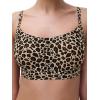 image:imageChantelle Womens Soft Stretch Scoop BraletteLeopard