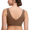 image:imageChantelle Womens Softstretch Padded VNeck BraletteCocoa Brown