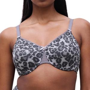 image:imageChantelle C Magnifique Seamless Contour Minimizer BraGrey Leopard