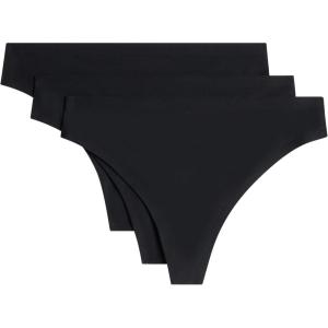 image:imageChantelle Womens Softstretch Seamless ThongBlack 3 Pack