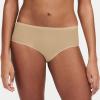 image:imageChantelle womens Softstretch Regular Rise Seamless Hipster PantiesBlack  Nude  5 Pack