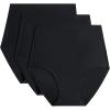 image:imageChantelle Womens Soft Stretch One Size Seamless Pack 3Black