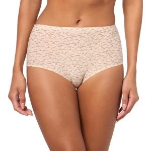 image:imageChantelle Womens Soft Stretch One Size Regular Rise HipsterNorah Nude Print