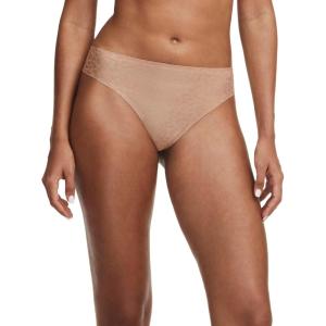 image:imageChantelle Womens Soft Stretch One Size Retro ThongLeopard Shimmer