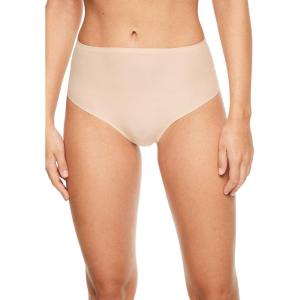 image:imageChantelle Womens Soft Stretch One Size Retro ThongUltra Nude