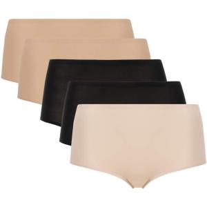 image:imageChantelle womens Softstretch Seamless High Waist Full BriefBlack  Nude  Nude Blush