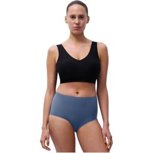 image:imageChantelle womens Softstretch Seamless High Waist Full BriefStorm Blue
