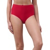 image:imageChantelle Womens Soft Stretch One Size Seamless High Waist Brief3pack Black  Ultra Nude  Poppy Red