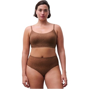 image:imageChantelle Womens Soft Stretch One Size Seamless High Waist BriefWild Brown